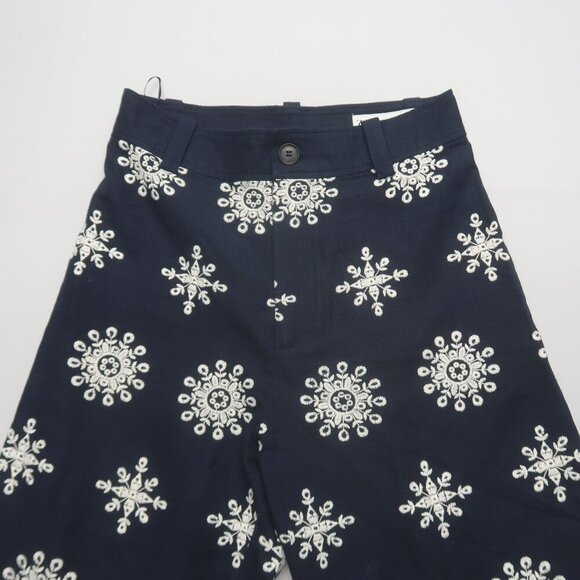 Zara Contrast Embroidered Culottes ZW Collection Size XS - Picture 6 of 14
